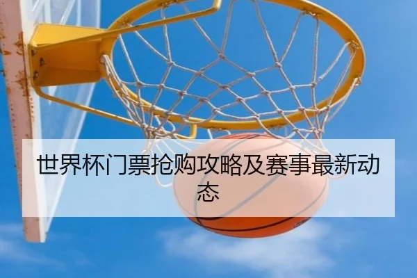 世界杯门票抢购攻略及赛事最新动态